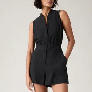 Athleta Black Sleeveless Jumpsuit